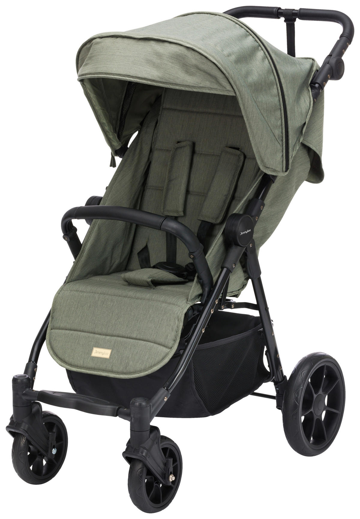 BUGGY LOOP  - Schwarz/Grün, Trend, Textil/Metall (92/36/101cm) - Jimmylee