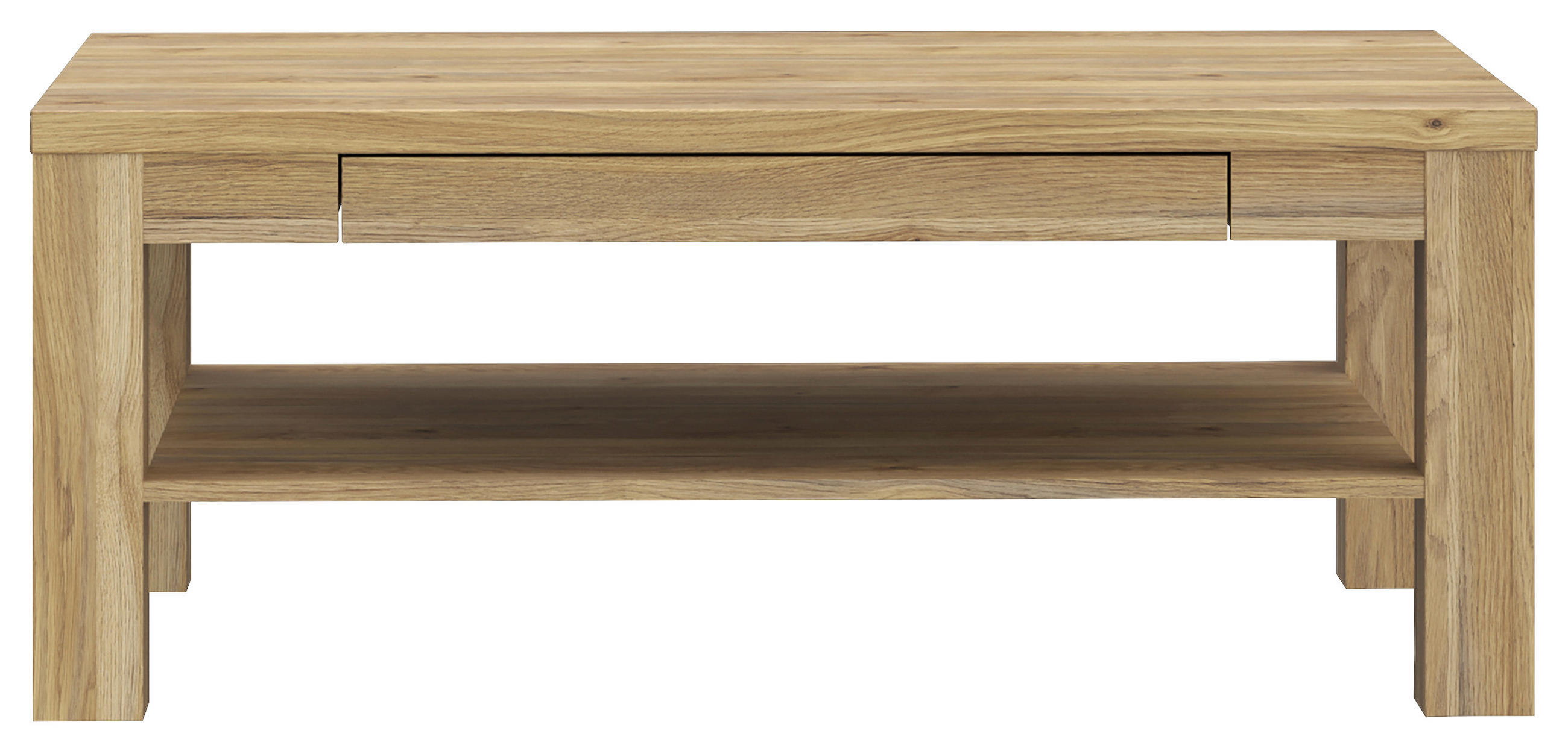 KLUBSKA MIZA, 110/45/70 cm barve hrasta - barve hrasta, Moderno, leseni material (110/45/70cm) - Hom`in