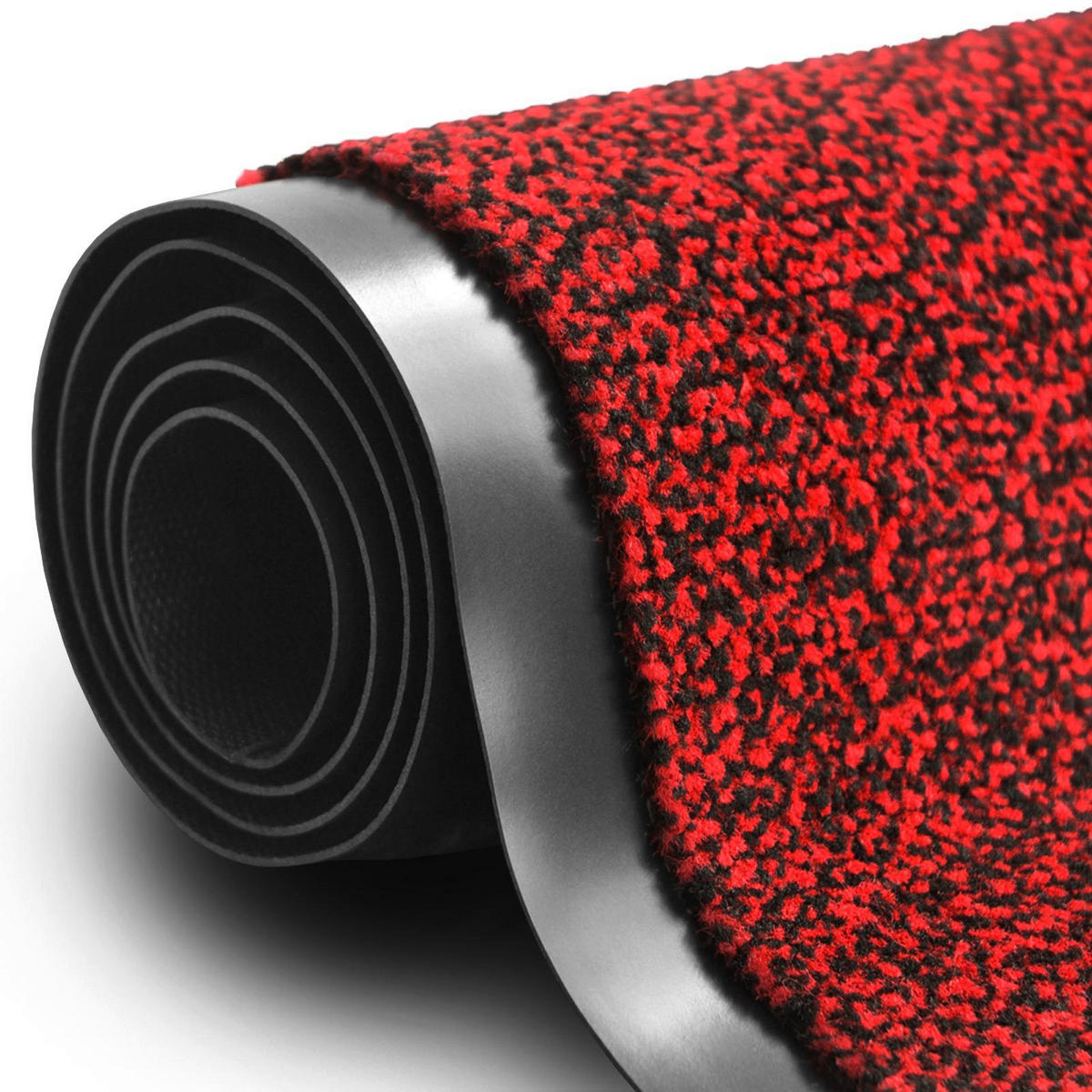 SCHMUTZFANGMATTE  60/90 cm  Rot  - Rot, KONVENTIONELL, Kunststoff (60/90cm) - Esposa