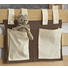 BETTTASCHE Beige, Braun - Beige/Braun, Design, Textil