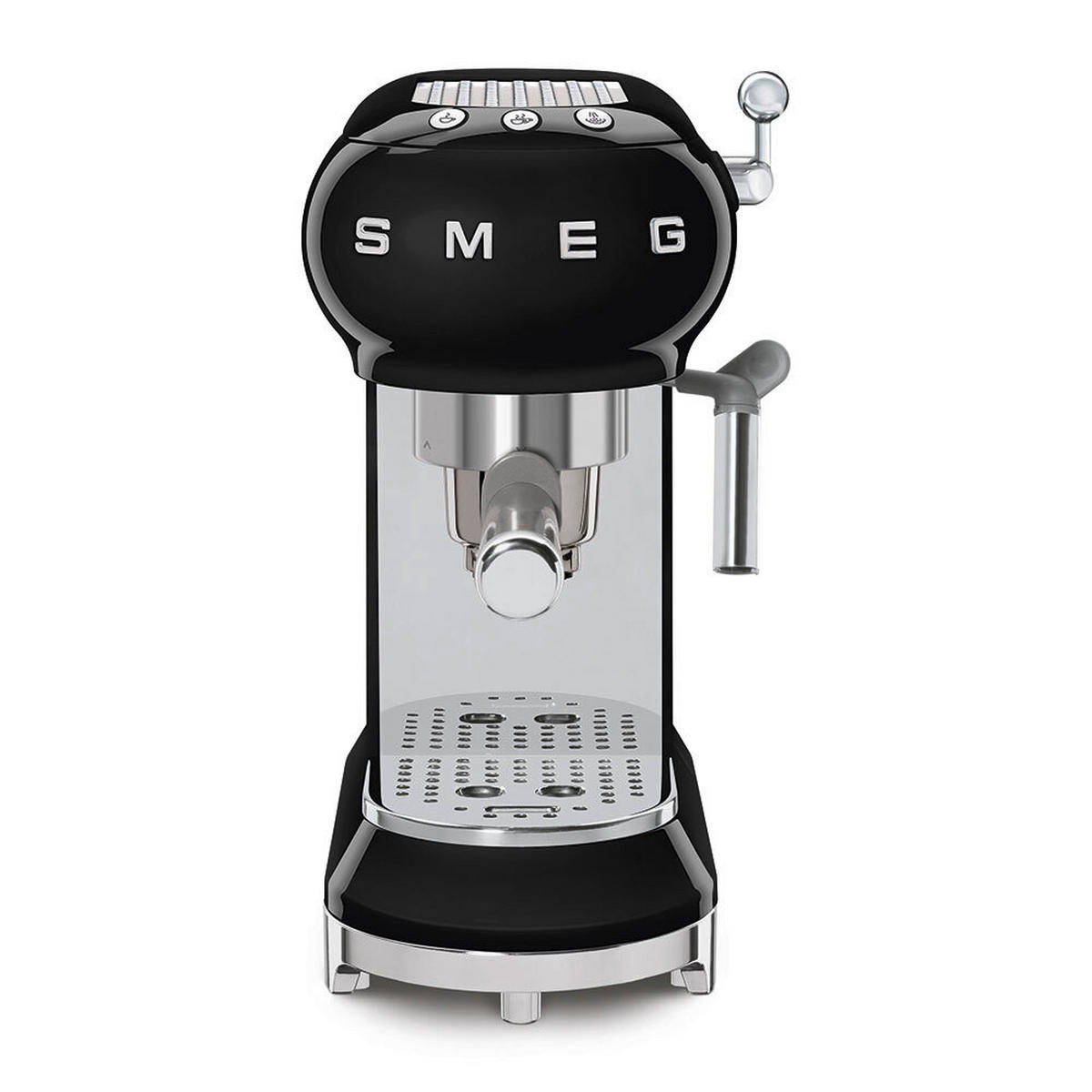 ESPRESSOMASCHINE  - Schwarz, Basics, Kunststoff/Metall (14,9/33/33cm) - SMEG