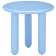 BEISTELLTISCH 50/50/50,5 cm Blau rund  - Blau, Design, Holzwerkstoff (50/50/50,5cm) - Novel