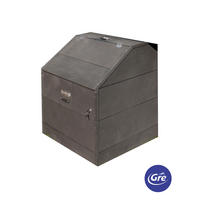 POOL-TECHNIKRAUM 2024  - Grau, KONVENTIONELL, Holzwerkstoff (80/89/60cm) - Gre