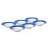 SUPPENTELLERSET Keramik Porzellan 6-teilig - Blau/Weiß, Basics, Keramik (22cm) SUPPENTELLERSET Keramik Porzellan 6-teilig - Blau/Weiß, Basics, Keramik (22cm)