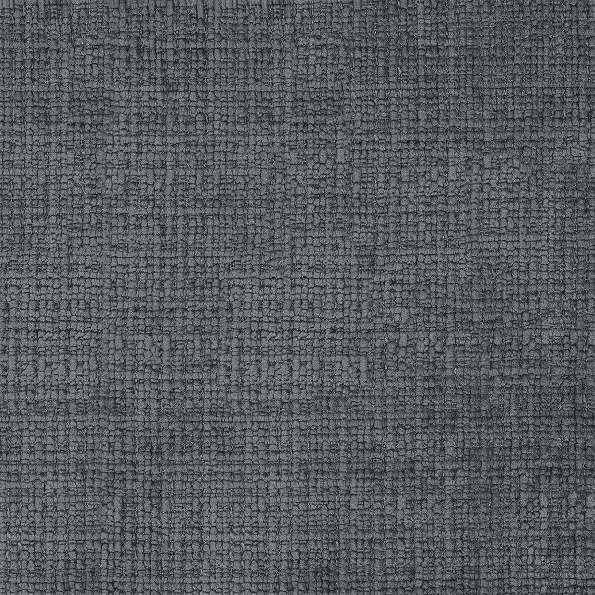 ECKSOFA Nelia Dunkelgrau Chenille  - Dunkelgrau/Schwarz, Design, Kunststoff/Textil (155/252cm) - P & B