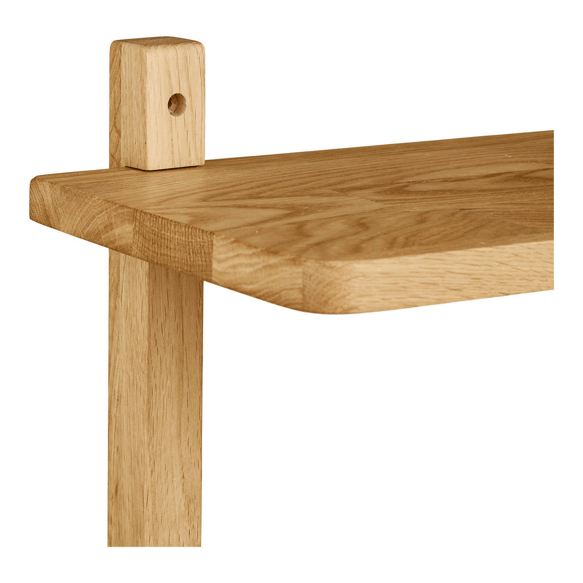 WANDREGAL  - Eichefarben, Basics, Holz (70/70/15cm)