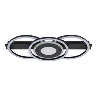 Plafonieră Cu Led 30 W    60/28/6,5 cm  - negru, Basics, plastic/metal (60/28/6,5cm) - Boxxx