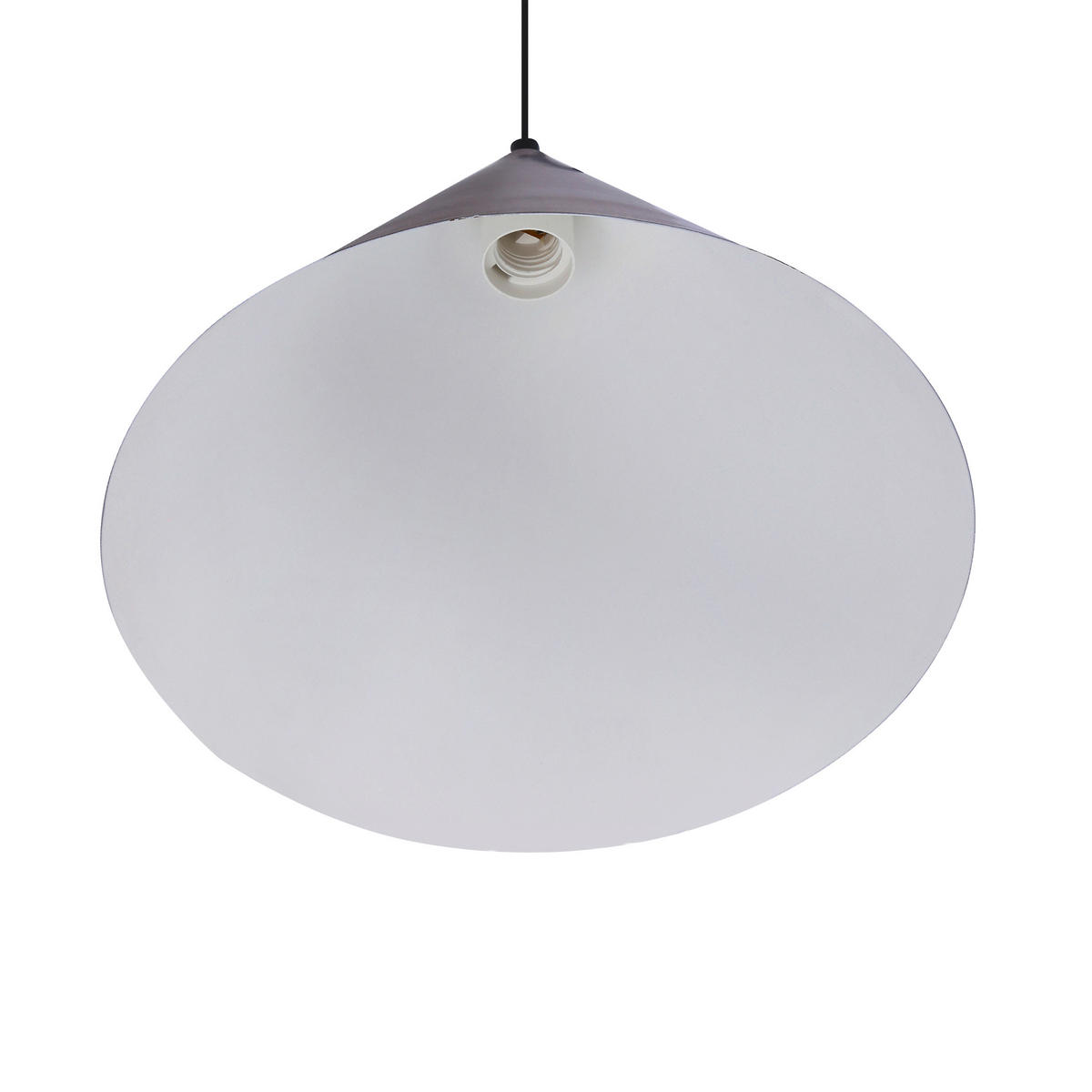 HÄNGLAMPA Dunca 32/32/115 cm  - nötfärg/svart, Design, metall (32/32/115cm)