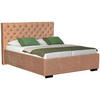 POLSTERBETT 180/200 cm  in Beige  - Beige/Schwarz, Design, Holz/Textil (180/200cm) - Boxxx