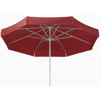 SLUNEČNÍK 300 cm - bordeaux/barvy stříbra, Basics, kov/textil (300cm) - Schneider