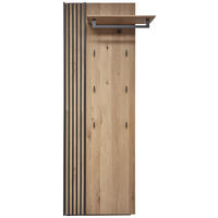 GARDEROBENPANEEL  in 79/196/35 cm  - Eichefarben, Design, Holz/Metall (79/196/35cm) - Johann Jakob