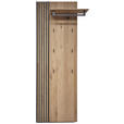 GARDEROBENPANEEL  in 79/196/35 cm  - Eichefarben, Design, Holz/Metall (79/196/35cm) - Johann Jakob