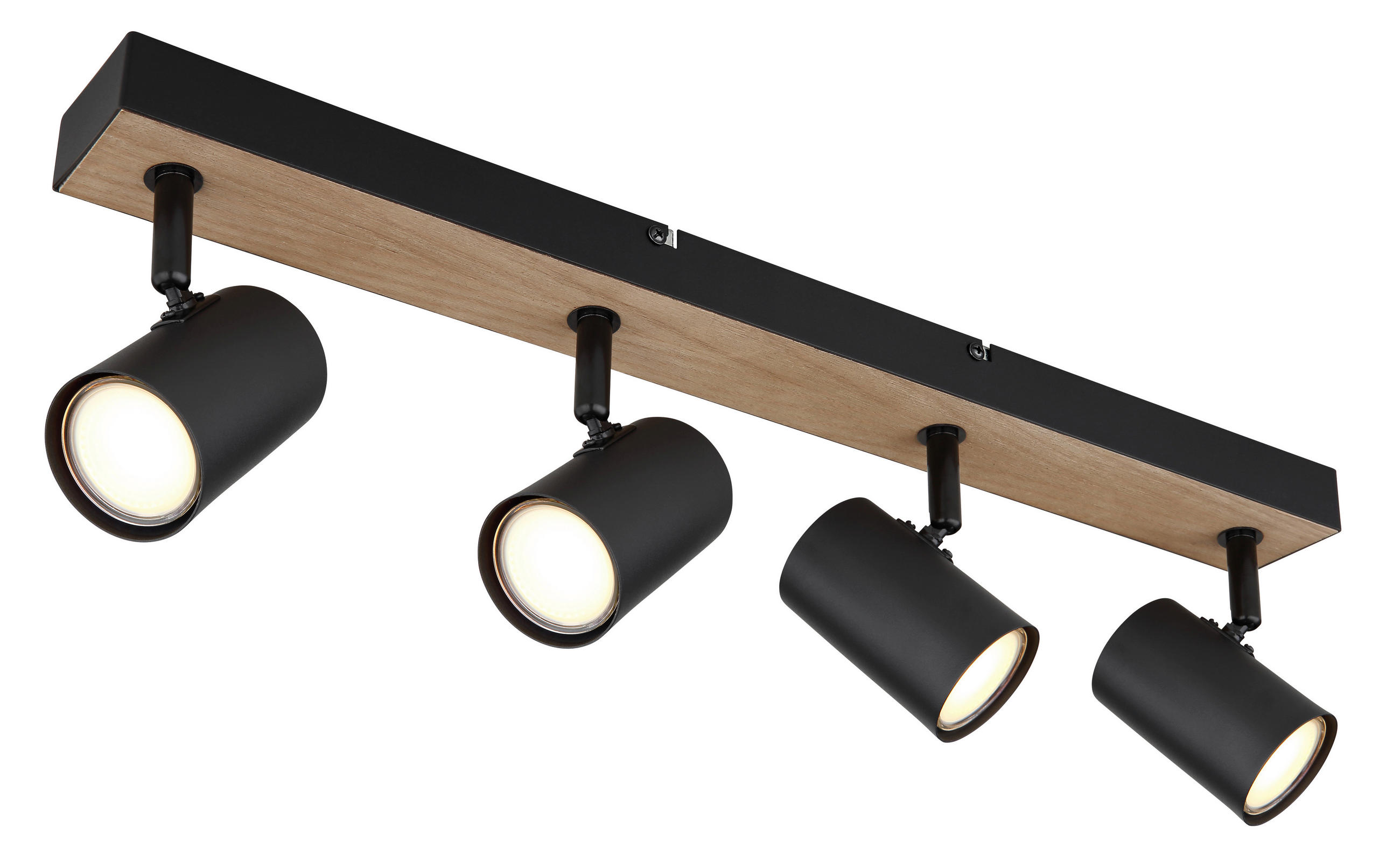 STRAHLER 55,5/6/13,5 cm   - Schwarz, Basics, Holz/Metall (55,5/6/13,5cm) - Novel