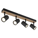 STRAHLER 55,5/6/13,5 cm   - Schwarz, Basics, Holz/Metall (55,5/6/13,5cm) - Novel