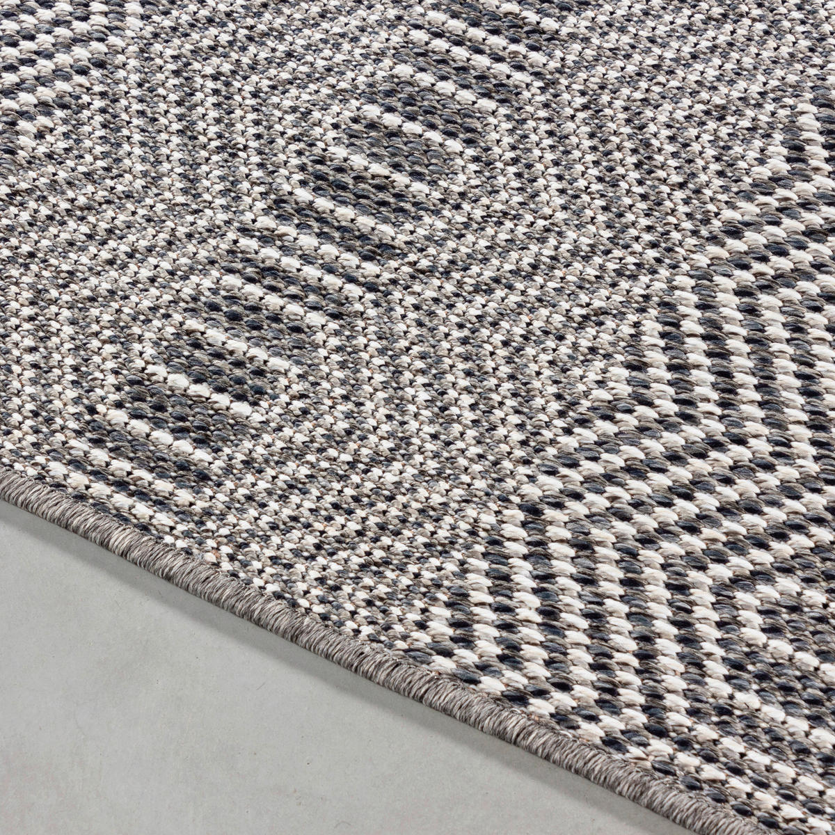 FLACHWEBETEPPICH 200/290 cm Aruba Grau  - Grau, Design, Textil (200/290cm)