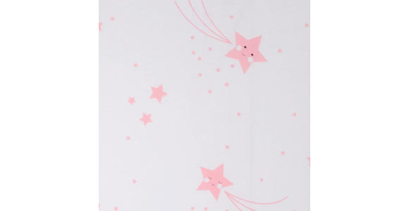 BABYBETTWÄSCHE 100/135 cm - Rosa/Weiß, Basics, Textil (100/135cm) - My Baby Lou