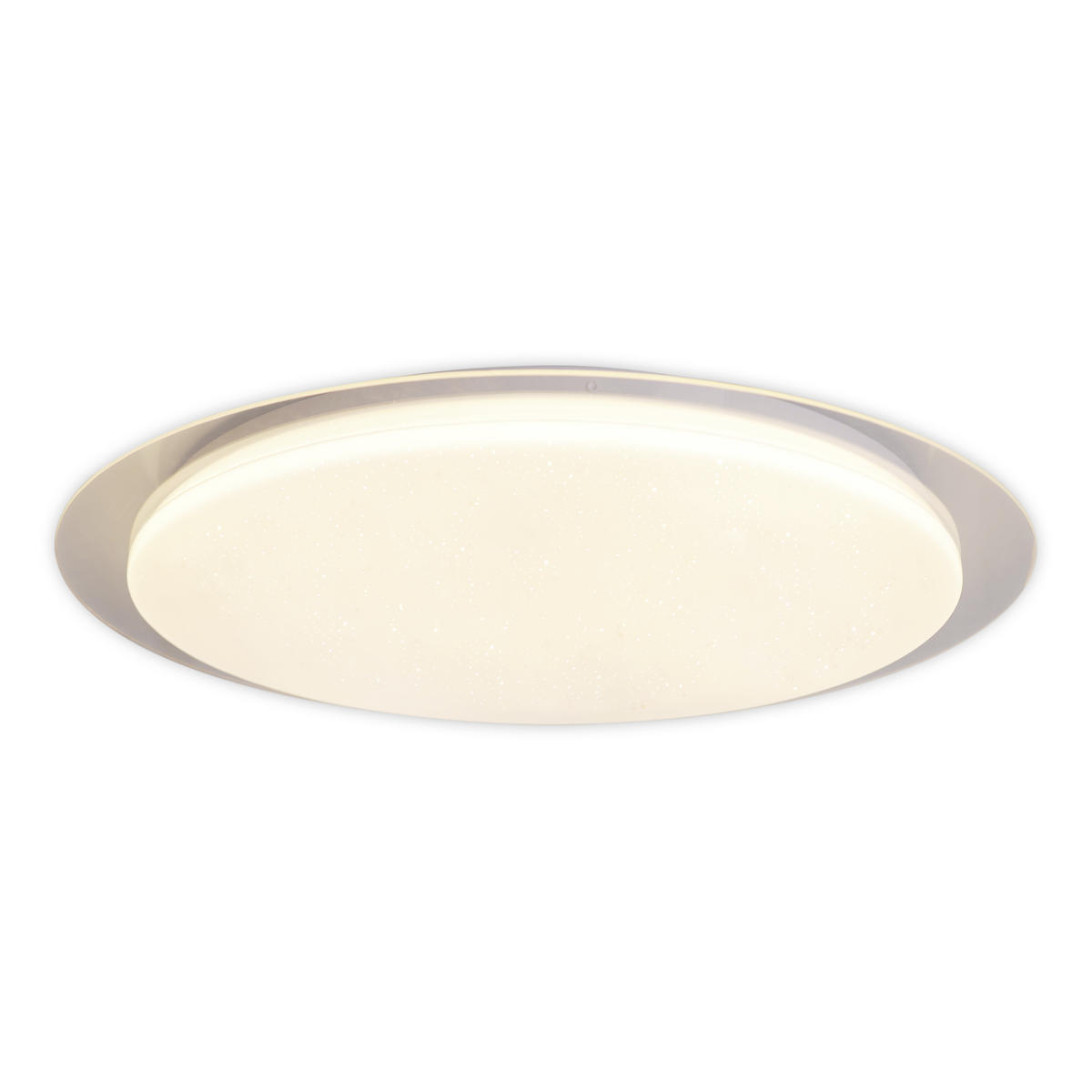 LED-DECKENLEUCHTE Locarno 46/7 cm   - Klar/Weiß, Basics, Kunststoff/Metall (46/7cm) - Näve