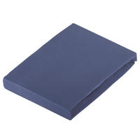 SPANNLEINTUCH 150/200 cm Jersey  - Blau/Dunkelblau, Basics, Textil (150/200cm) - Novel