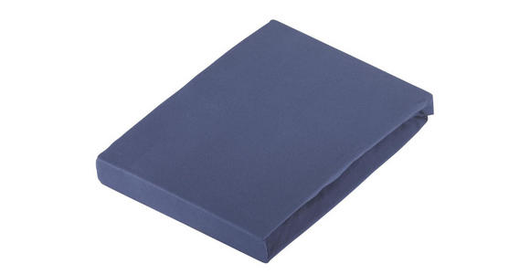 SPANNLEINTUCH 180/200 cm  - Blau/Dunkelblau, Basics, Textil (180/200cm) - Novel