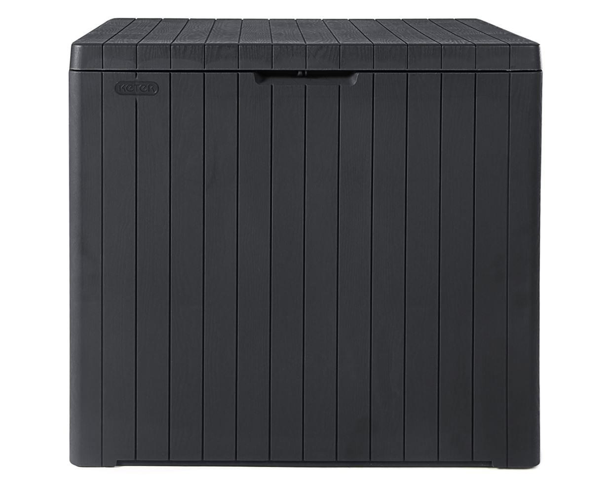 KISSENBOX 58/55/44 cm  - Anthrazit, Basics, Kunststoff (58/55/44cm) - Ambia Garden
