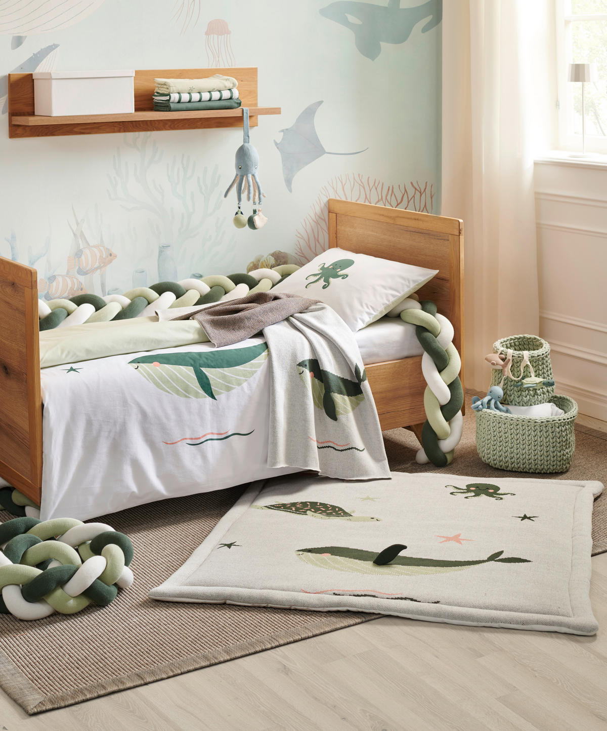 BABYBETTWÄSCHE 100/135 cm  - Multicolor, Trend, Textil (100/135cm) - Avelia