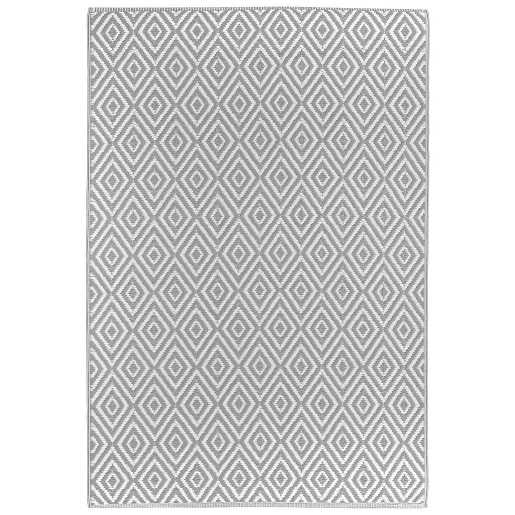 Boxxx VENKOVNÍ KOBEREC, 120/180 cm, šedá, bílá - šedá,bílá