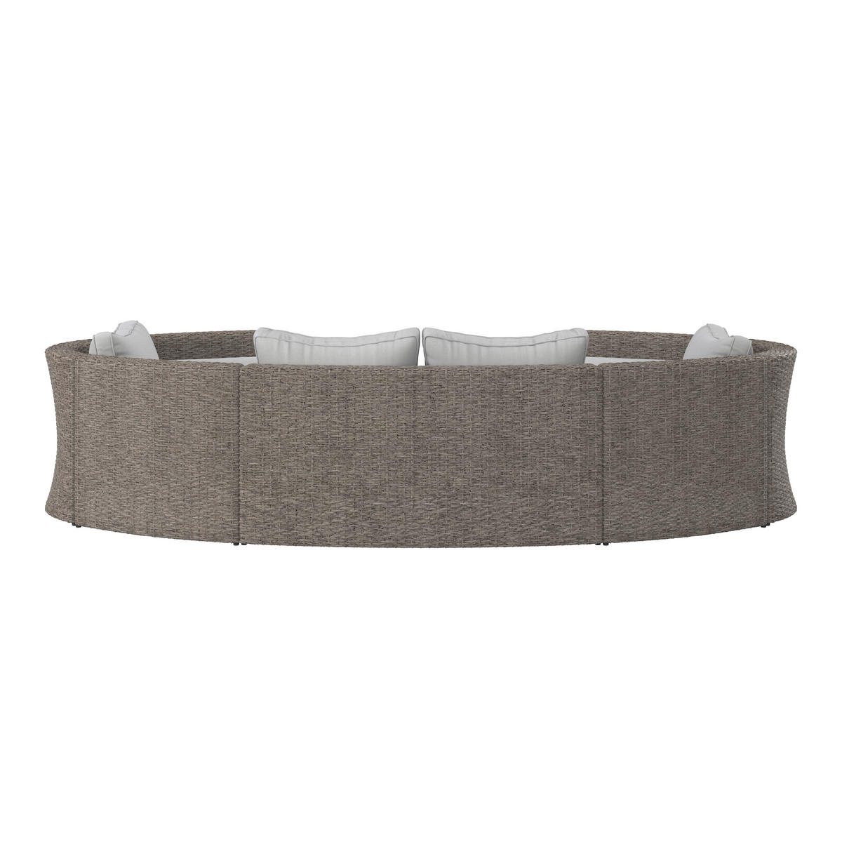 LOUNGEGARNITUR    - Grau, Konventionell, Kunststoff/Textil - Ambia Garden