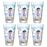 KINDER-GLÄSERSET Bambini Aventura 6-teilig  - Trend, Glas (8/13,20/8cm) - Leonardo