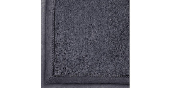 PLAID MELANIE UNI 3560-816 - Dunkelgrau, Basics, Textil (150/200cm) - Novel