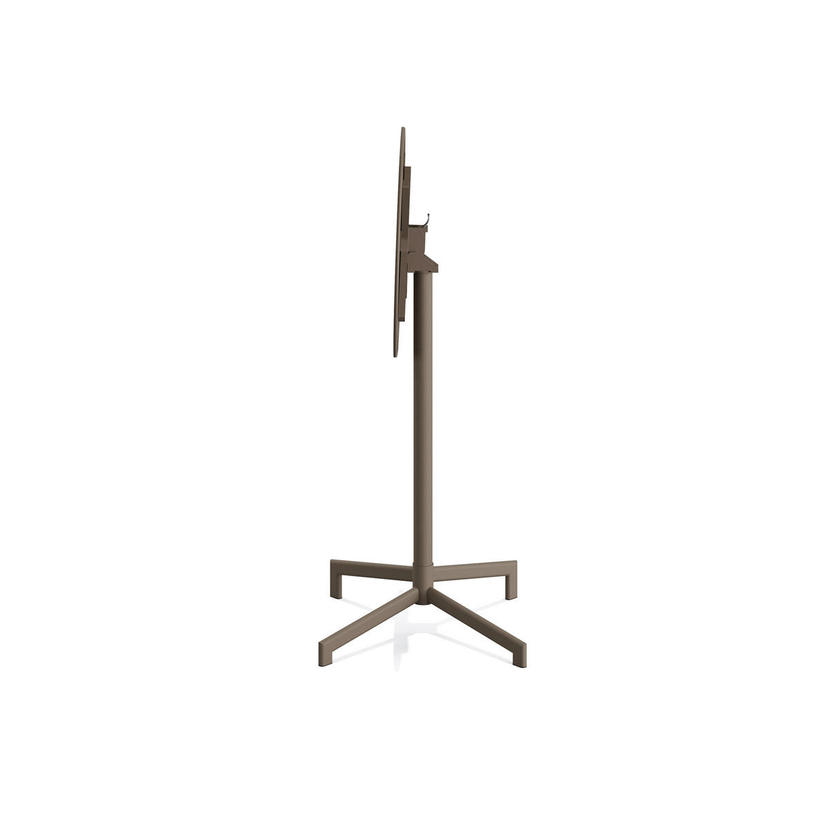 GARTEN-BARTISCH in Metall  60/74/102 cm  - Cappuccino, Basics, Metall (60/74/102cm)