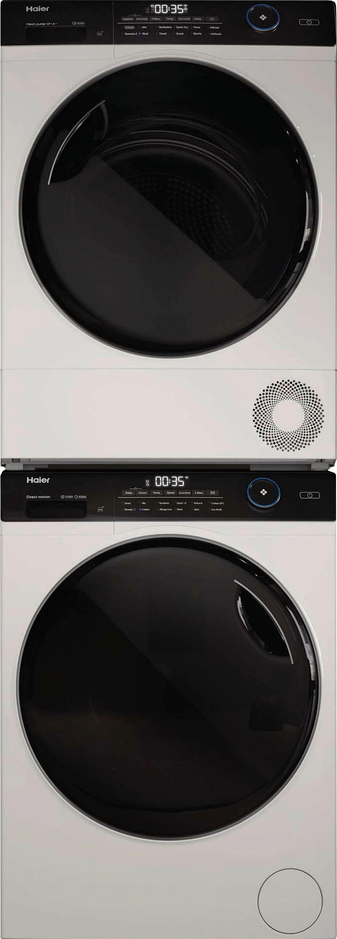 WASCHTURM-SET   - Weiss, Basics, Metall (59,6/179,2/58,3cm) - Haier