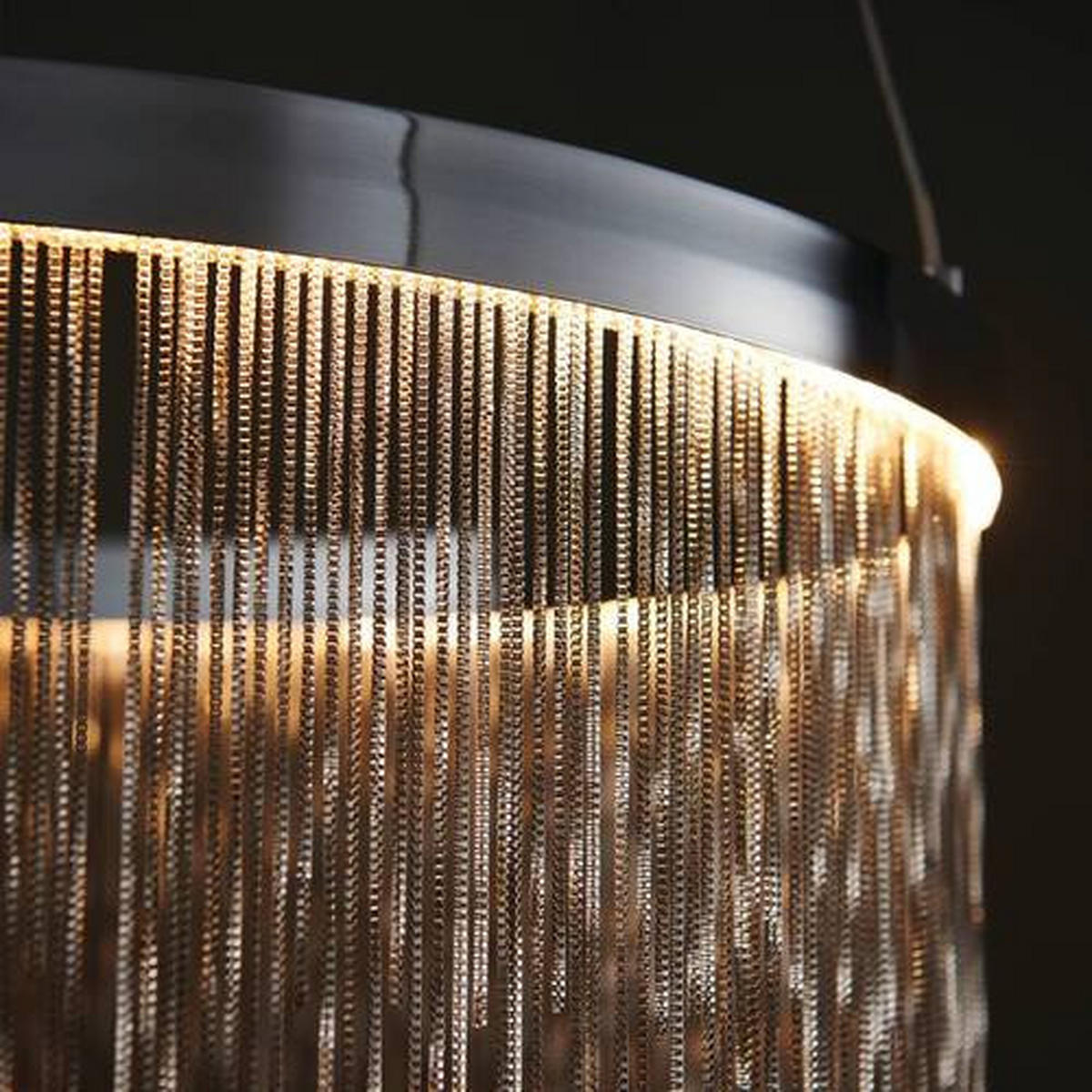 LED-HÄNGELEUCHTE 45/170 cm  - Silberfarben/Messingfarben, Design, Metall (45/170cm) - ENDON