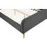 POLSTERBETT Chenille 180/200 cm - Anthrazit/Naturfarben, LIFESTYLE, Holz/Textil (180/200cm) - Ambia Home POLSTERBETT Chenille 180/200 cm - Anthrazit/Naturfarben, LIFESTYLE, Holz/Textil (180/200cm) - Ambia Home