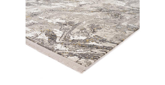 WEBTEPPICH 67/130 cm Lille Grau, Goldfarben - Goldfarben/Grau, Design, Textil (67/130cm) - Dieter Knoll