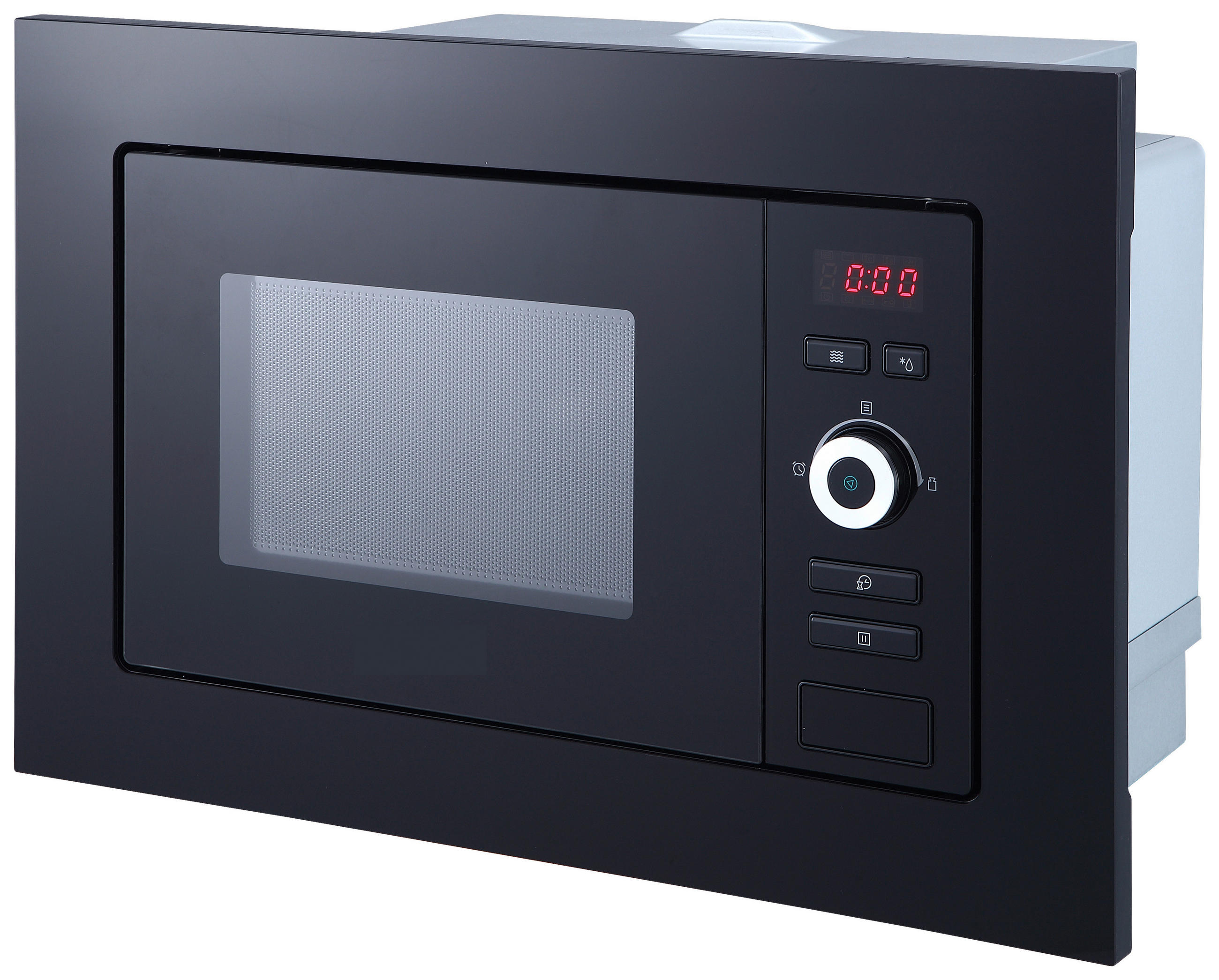 EINBAUMIKROWELLE MW733  - Schwarz, Trend, Glas/Kunststoff (59,5/38,8/32cm) - Respekta