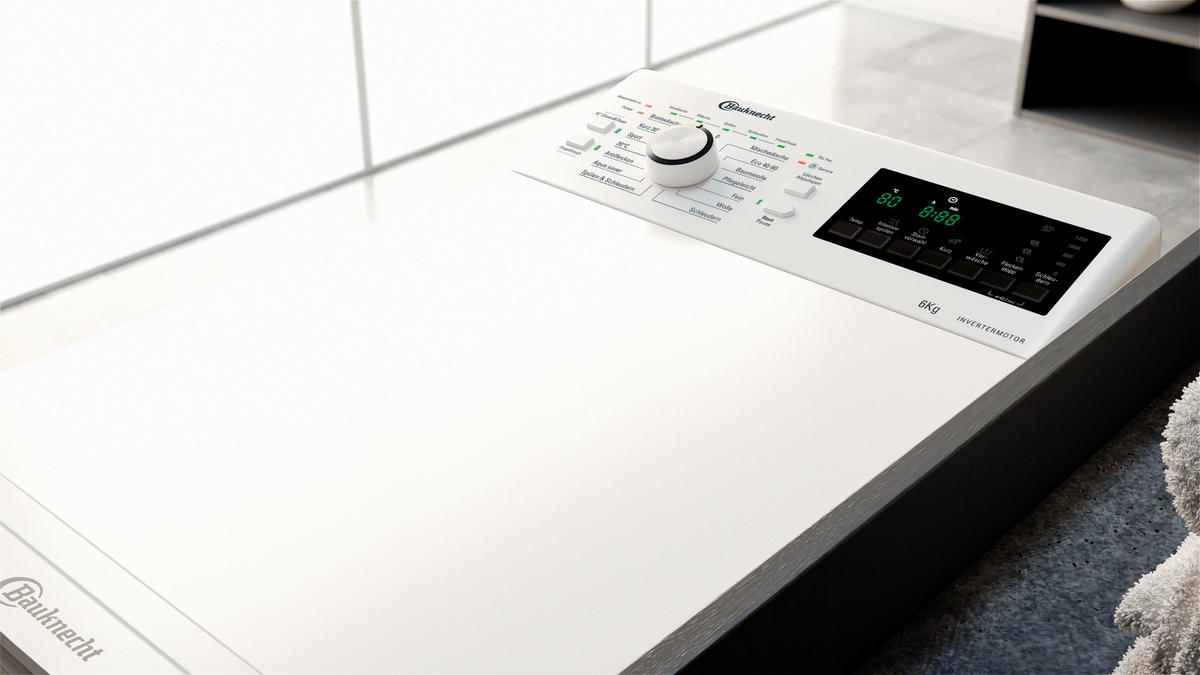 WASCHMASCHINE WMT BK 126 B  - Weiß, Trend, Kunststoff/Metall (40/90/60cm) - Bauknecht