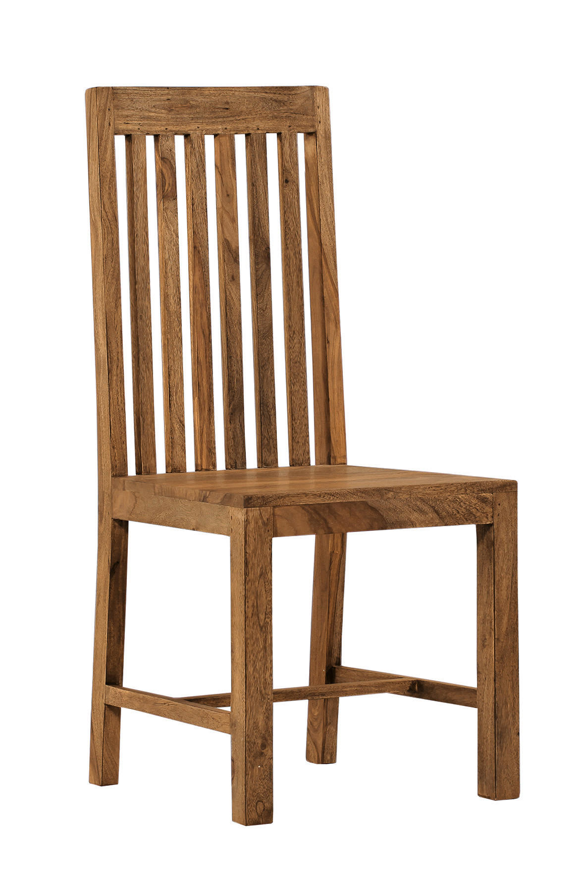 STUHL Sheesham massiv Naturfarben - Naturfarben, LIFESTYLE, Holz (45/100/46/52cm) - Landscape