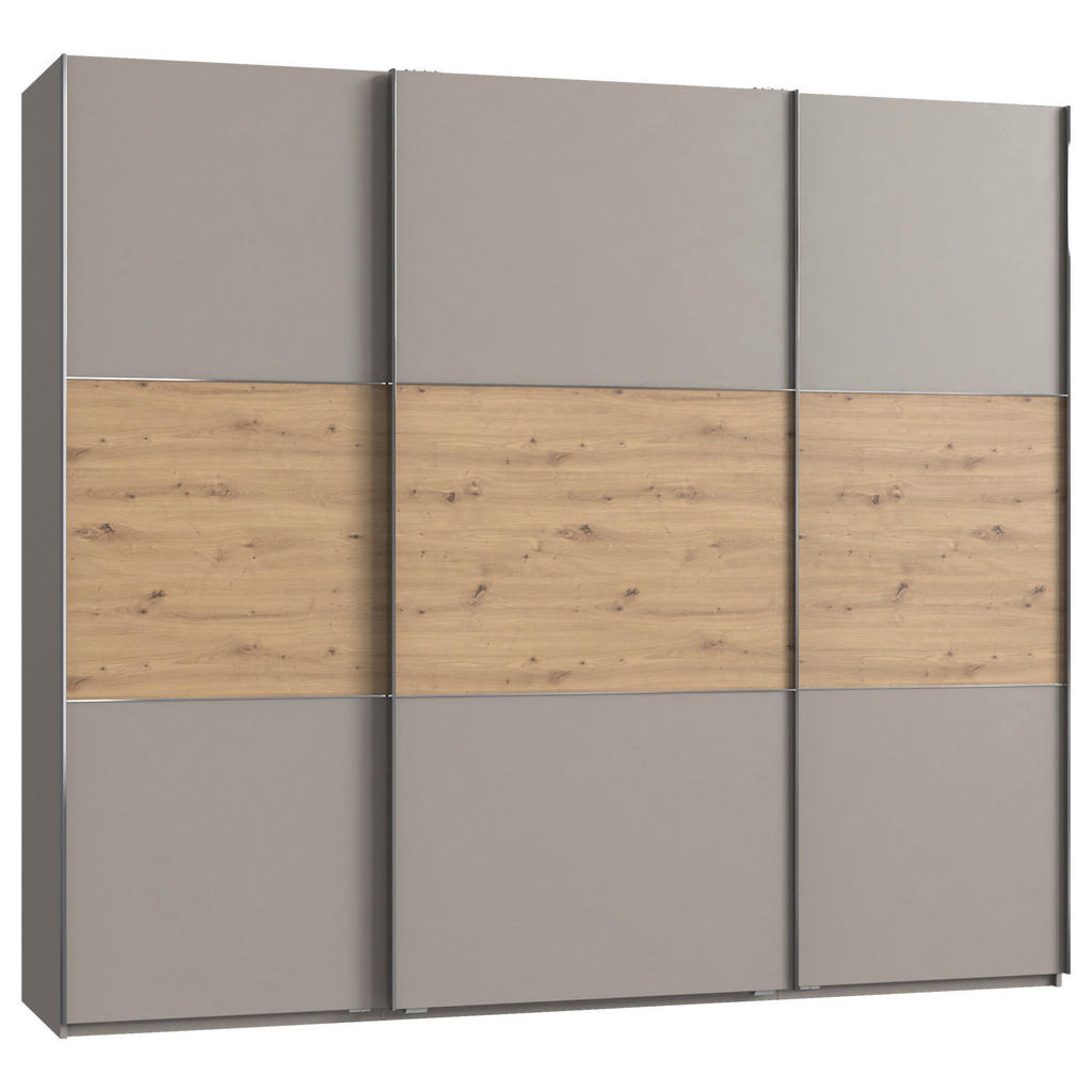 Schwebetürenschrank Indian A Sahara/eiche Artisan, B:250cm