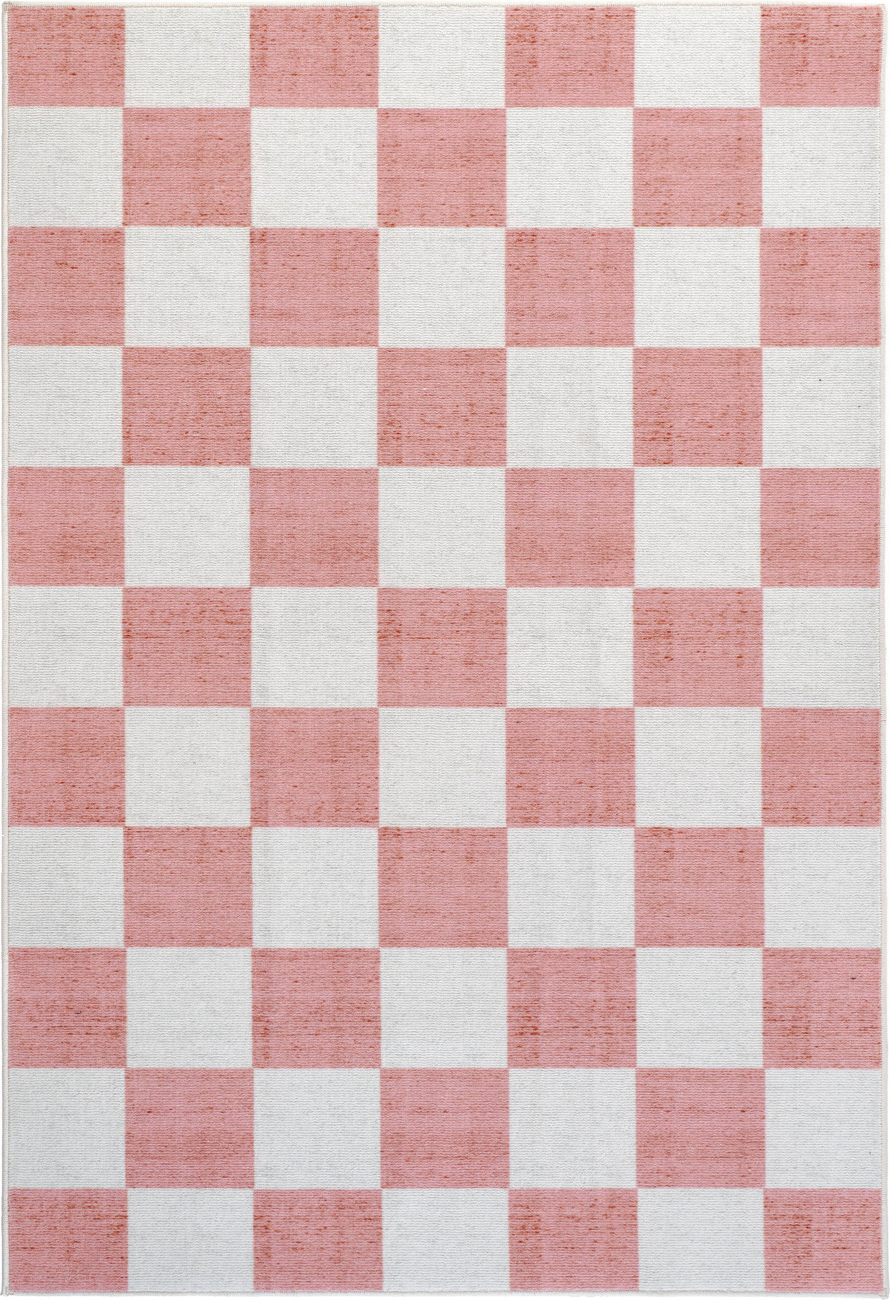FLACHWEBETEPPICH Mesio Jack 130/190 cm  in Hellrosa, Grauweiß  - Hellrosa/Grauweiß, Design, Kunststoff/Textil (130/190cm) - Lindorug