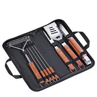 GRILLZUBEHÖR - Schwarz, Basics, Leder/Kunststoff (48,5/24,5/6,5cm) - KÜCHENPROFI