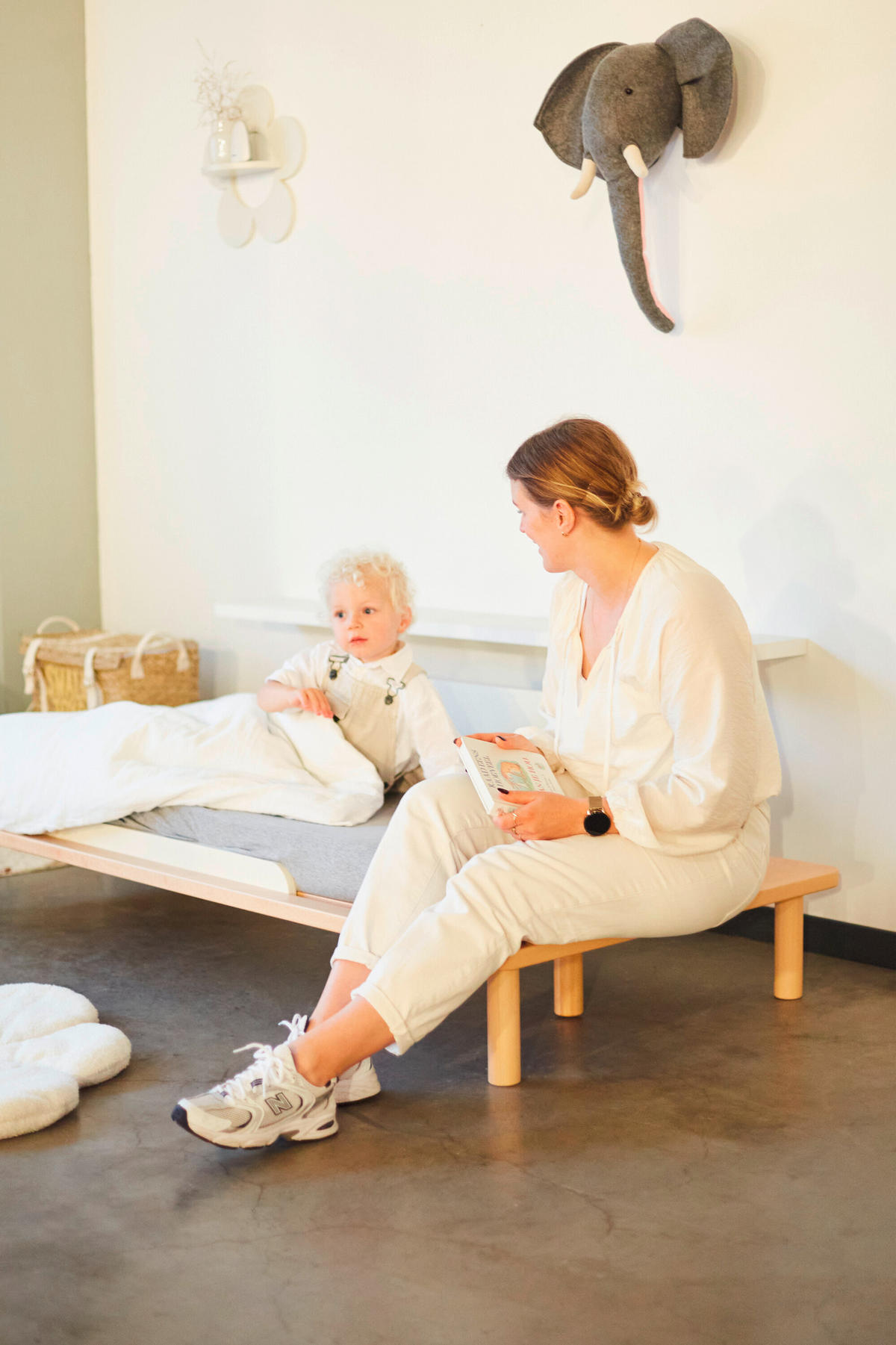 GITTERBETT Evobed 5in1 Naturel inkl. Rausfallschutz B140PLF  - Weiß/Naturfarben, KONVENTIONELL (182/84/84cm) - Childhome