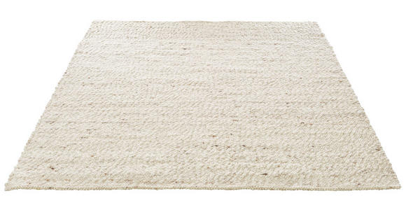 HANDWEBTEPPICH 90/160 cm Weiß - Weiß, Basics, Textil (90/160cm) - Linea Natura