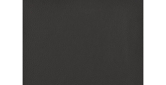 ECKSOFA in Echtleder Grau 308/195 cm - Schwarz/Grau, Design, Leder/Metall (308/195cm) - Dieter Knoll