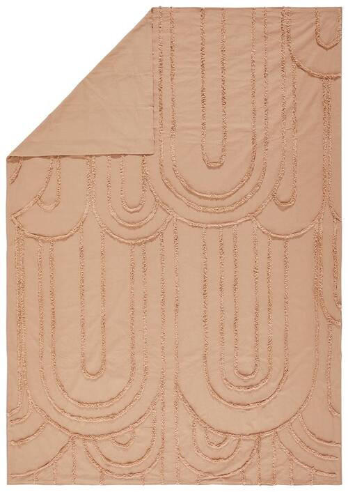 ÜBERWURF 140/200 cm - Hellbraun, MODERN, Textil (140/200cm) - Ambiente