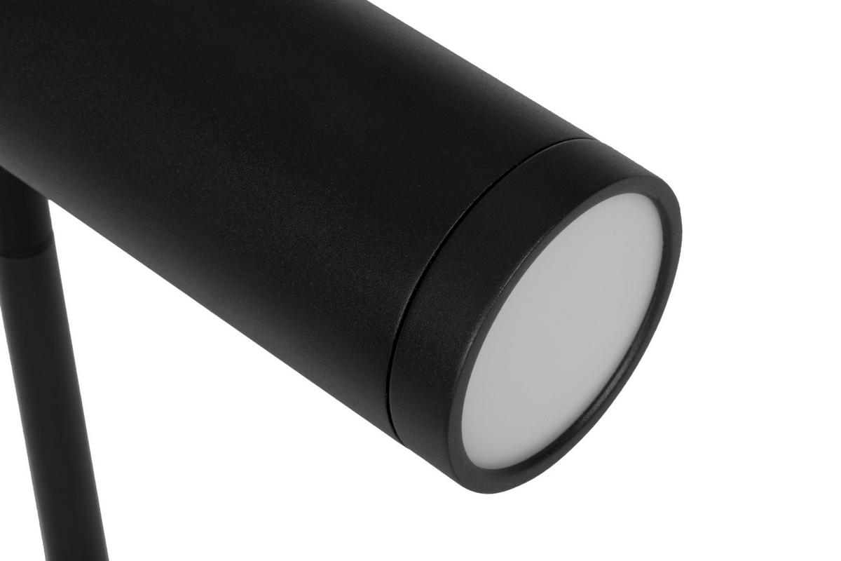 LED-STEHLEUCHTE 87/40/205,5 cm    - Schwarz, Design, Metall (87/40/205,5cm) - Dieter Knoll