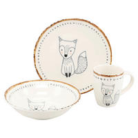 KINDERGESCHIRRSET 3-teilig  - Multicolor, Basics, Keramik - Creatable