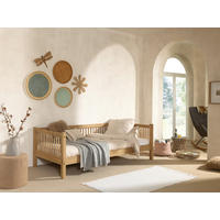 BETT 90/200 cm  in Naturfarben  - Naturfarben, MODERN, Holz (90/200cm) - MID.YOU