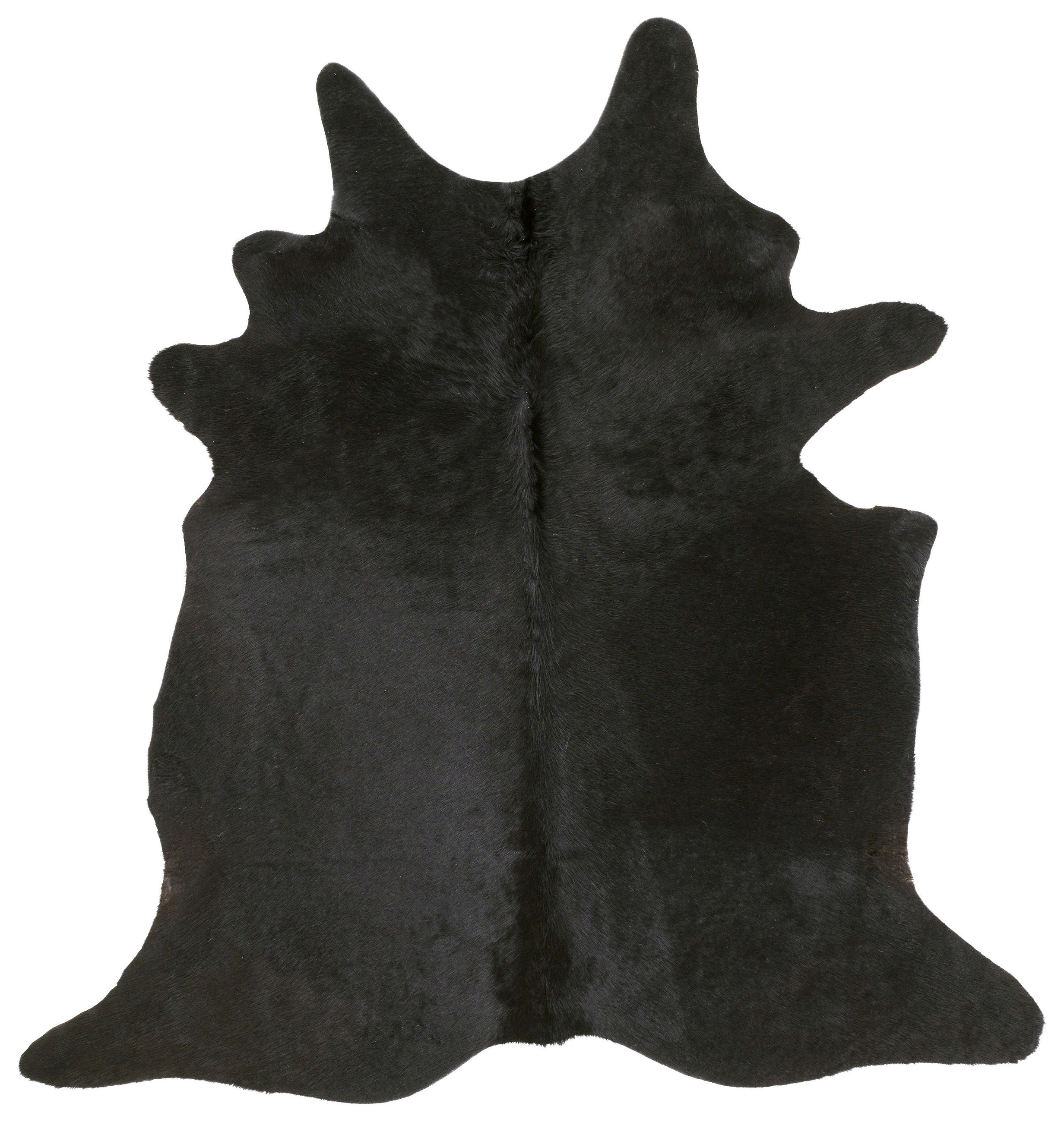 RINDERFELL 160/200 cm Rinderfell  - Schwarz, LIFESTYLE, Leder/Fell (160/200cm) - Linea Natura