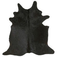 RINDERFELL 160/200 cm Rinderfell  - Schwarz, LIFESTYLE, Leder/Fell (160/200cm) - Linea Natura