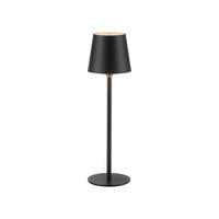 LED-TISCHLEUCHTE Boteria 11/11/37 cm   - Schwarz, MODERN, Kunststoff/Metall (11/11/37cm)